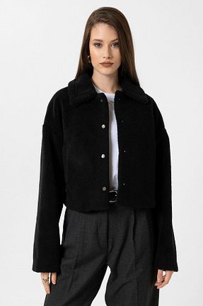کاپشن مشکی زنانه Relaxed Antioch - کد 881859600