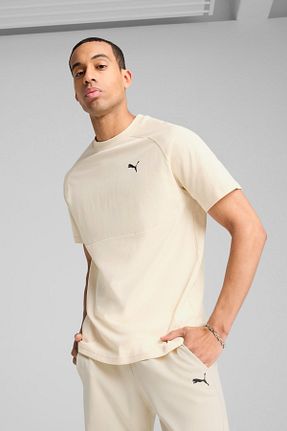 تیشرت بژ مردانه رگولار Puma - کد 898190780