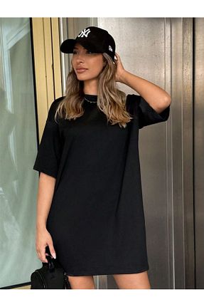 تیشرت مشکی زنانه اورسایز Revasser - کد 898195862
