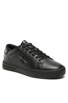 کفش اسنیکر مشکی مردانه چرم اصل Calvin Klein - کد 760890050