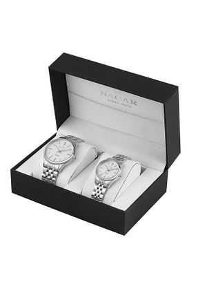 ساعت مچی سفید مردانه 41 میلی متر Nacar - کد 897913648