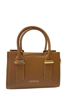 کیف دوشی قهوه ای زنانه چرم مصنوعی Levidor - کد 894812759