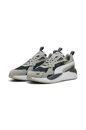 کفش پیاده روی طوسی مردانه چرم مصنوعی Puma - کد 896065047