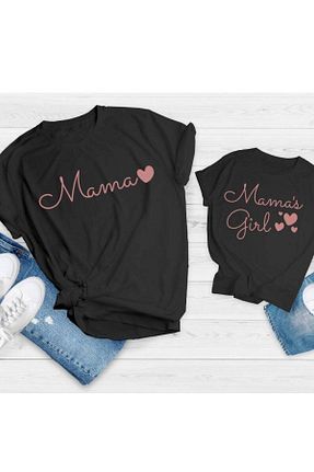 تیشرت سایز بزرگ مشکی زنانه اورسایز Pink Sky - کد 898855229