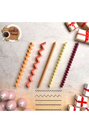 قالب کیک و فر رنگی پلاستیک CookieKonsept - کد 898267598