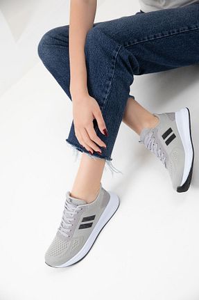 کفش اسنیکر آبی زنانه بند دار SOHO - کد 896299127