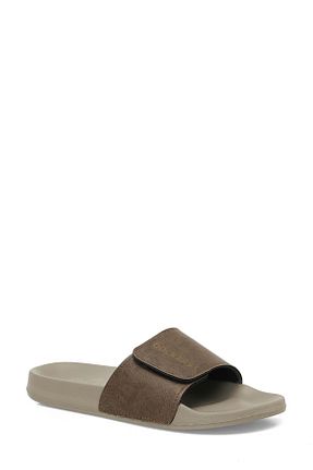 دمپائی بژ مردانه پاشنه تخت Dockers - کد 898281809