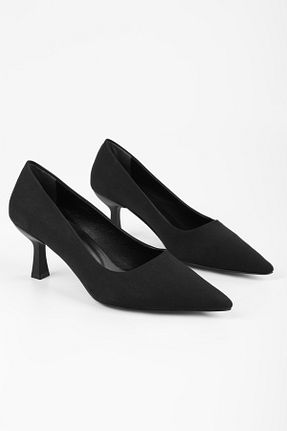 کفش استایلیتو مشکی پاشنه نازک Shoeberry - کد 383719304