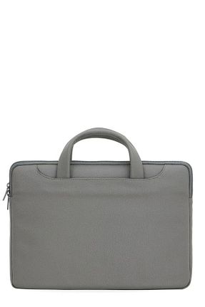 کیف لپ تاپ و مدارک خاکی مردانه چرم مصنوعی U.S. Polo Assn. - کد 763979740