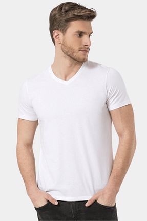تیشرت سفید مردانه رگولار Wtshirt - کد 877427173