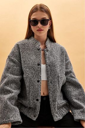 عینک آفتابی طوسی زنانه 50 Nilu Moda - کد 898376670