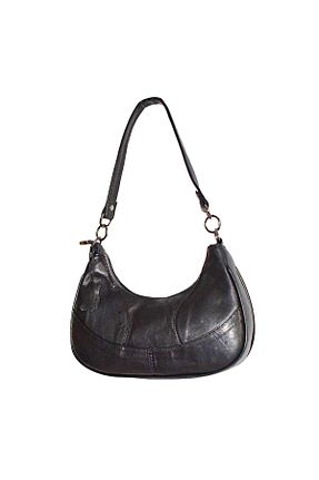 کیف دوشی مشکی زنانه چرم مصنوعی Smooth Bags - کد 898368586