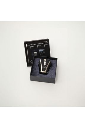 کراوات مشکی مردانه فلزی Tie The Tie - کد 771510584