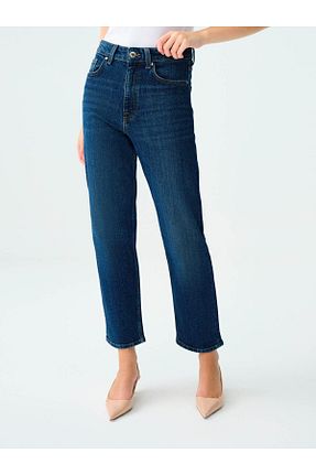 شلوار جین آبی زنانه پاچه لوله تفنگی Loft - کد 896906800