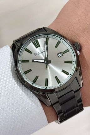 ساعت مچی طوسی مردانه 44 میلی متر Ferrucci - کد 850124237