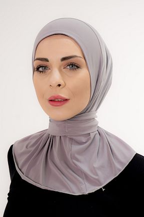شال طوسی زنانه پلی استر Şalcenneti.com - کد 898399294