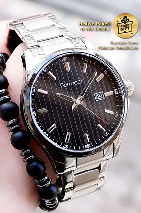 ساعت مچی متالیک مردانه 46-50 میلی متر Ferrucci - کد 217101828