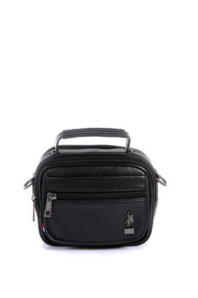 کیف پستچی مشکی زنانه پارچه ای U.S. Polo Assn. - کد 436284472
