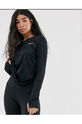 بادی اسپرت مشکی زنانه پلی استر Nike - کد 898946931