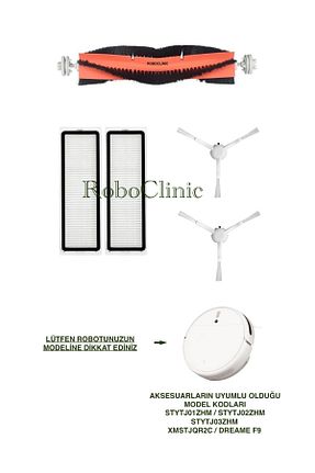 اکسسوری جاروبرقی سفید Roboclinic - کد 898446403