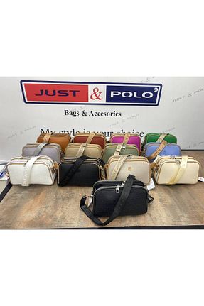 کیف دوشی سبز زنانه چرم مصنوعی Just Polo - کد 898506848