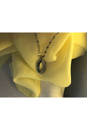 گردنبند استیل ( فولاد ) طوسی زنانه استیل ضد زنگ Lal takı - کد 898527422