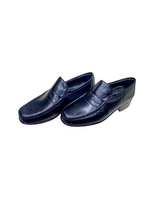 کفش کلاسیک مشکی مردانه چرم خالص SULA - کد 898530484