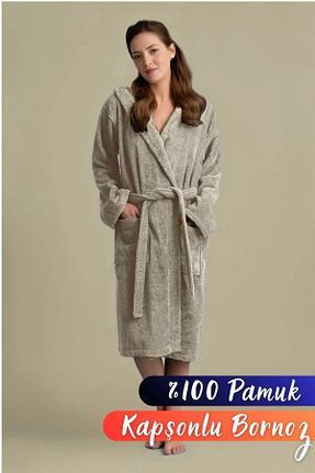 حوله پالتوئی بژ زنانه Miss Paris Home - کد 897244801