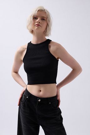 بلوز مشکی زنانه ساده Black Fashion - کد 899149519