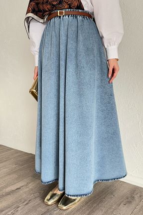 دامن حجاب آبی زنانه رگولار InStyle - کد 898541676
