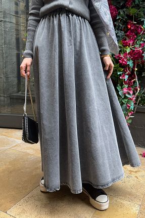 دامن حجاب طوسی زنانه رگولار InStyle - کد 898542146