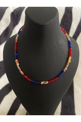 گردنبند جواهر رنگی زنانه سنگ buay jewelry - کد 898544733