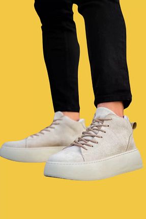 بوت / نیم بوت بژ مردانه جیر shoecide - کد 863795640