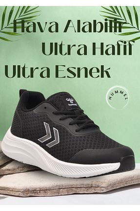 کفش اسنیکر مشکی زنانه بند دار hummel - کد 850862003