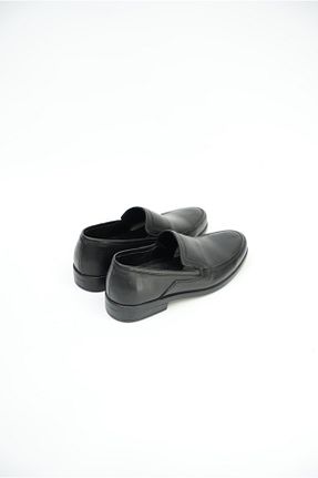 کفش کژوال مشکی مردانه چرم خالص EYMEN SHOES - کد 898573143