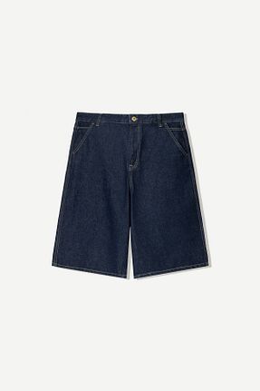 شلوارک و برمودا آبی مردانه اسلیم Bershka - کد 898562620