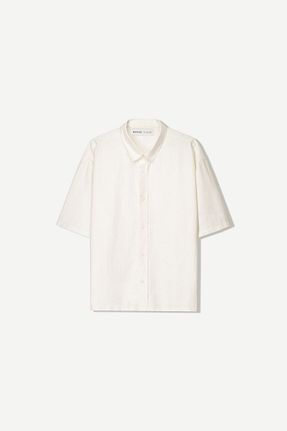 پیراهن سفید مردانه اسلیم Bershka - کد 898569239