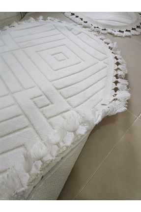 پادری حمام سفید پلی استر YTR HOME - کد 886680596