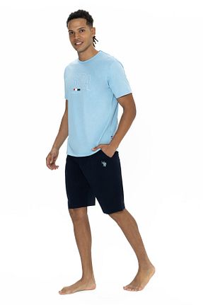 ست لباس راحتی آبی مردانه ساده U.S. Polo Assn. - کد 898576962