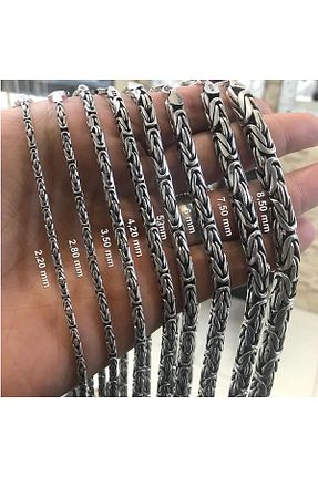 گردنبند نقره طوسی زنانه 925 عیار TİTİBO - کد 898581520