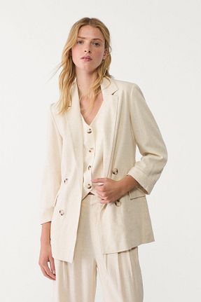کت بلیزر زنانه ویسکون Stradivarius - کد 898583893