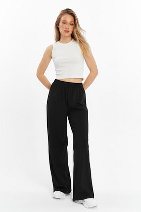 شلوار کرمگن مشکی زنانه Relaxed Grenj Fashion - کد 898590890