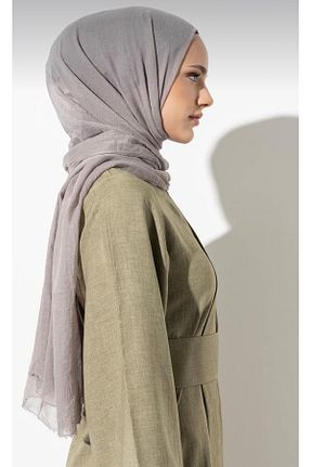 شال طوسی زنانه پنبه ای Aknur Moda - کد 898609766