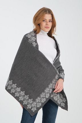 شال طوسی زنانه اکریلیک VEGA MODA - کد 867626195