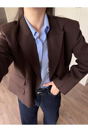 کت قهوه ای زنانه رگولار perastore - کد 898605706