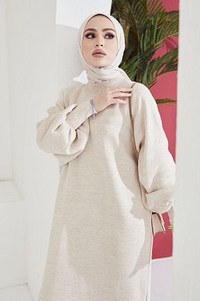لباس حجاب بژ زنانه Balon InStyle - کد 870039066