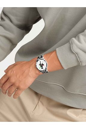 ساعت مچی سفید زنانه 41 میلی متر Swatch - کد 898603606
