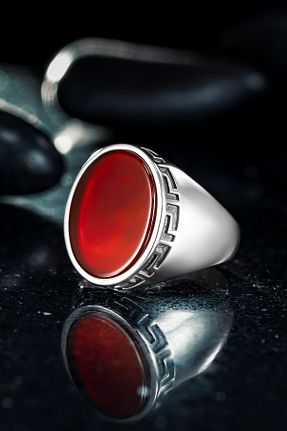 انگشتر نقره قرمز مردانه 925 عیار Ring Of The King - کد 896664294