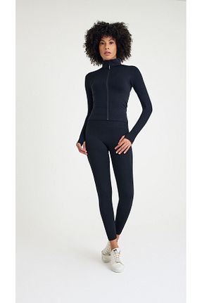 ست بالاتنه و پائین تنه مشکی زنانه بافت Tria Body - کد 899209689
