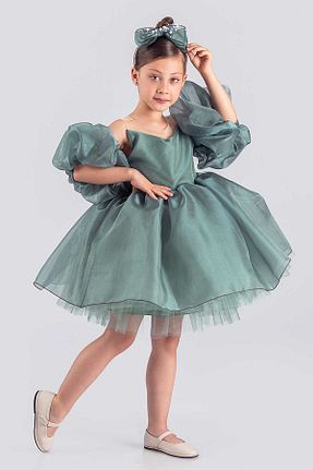 لباس سبز بچه گانه بافتنی vestitino - کد 890850536